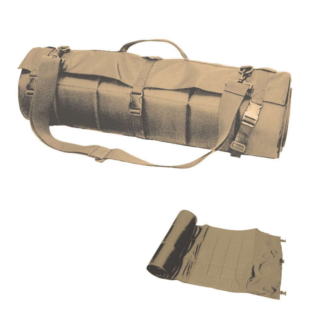 Soft Gun Cases Bob Allen 4.50" SHOOTING MAT ROLL UP 27X85IN TAN